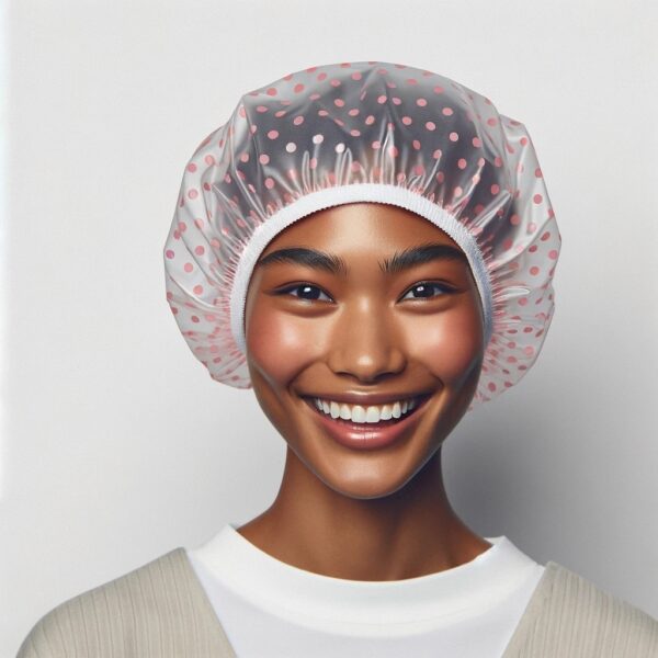 Household Cute Long Hair Waterproof Bath Shower Cap