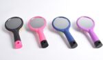Anti - static Magic rainbow volume detangler wave massage comb brush straight hair styling tools with mirror - Image 2