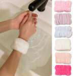 Wrist Washband Microfiber Wrist Wash Towel Band Wristbands For Washing Face Absorbent Wristbands Wrist Sweatband For Women Beauty Supplies Gadgets - Image 4