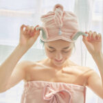 Hair Towel Absorbent Towel Shower Cap Hair Dryer Caps - Image 5