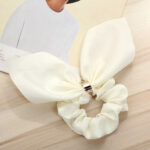 Bowknot Hair Tie Creative Metal Buckle Hair Rope Fabric Hair Accessories - Image 2
