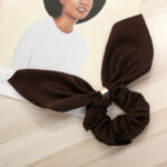 Bowknot Hair Tie Creative Metal Buckle Hair Rope Fabric Hair Accessories - Image 9