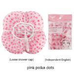 Household Cute Long Hair Waterproof Bath Shower Cap - Image 6