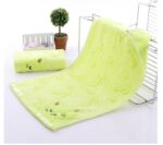 Bamboo Fiber Kitten Face Bath Towels - Image 3
