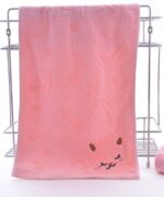 Bamboo Fiber Kitten Face Bath Towels - Image 9