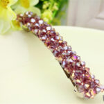 Four Rows Of Crystal Hair Clips, Spring Clips - Image 6