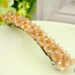 Four Rows Of Crystal Hair Clips, Spring Clips - Image 5