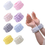 Wrist Washband Microfiber Wrist Wash Towel Band Wristbands For Washing Face Absorbent Wristbands Wrist Sweatband For Women Beauty Supplies Gadgets - Image 3