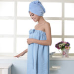 Microfiber Tube Top Bow To Wear Bath Towels - Image 4