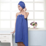 Microfiber Tube Top Bow To Wear Bath Towels - Image 8