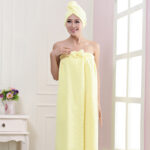 Microfiber Tube Top Bow To Wear Bath Towels - Image 2