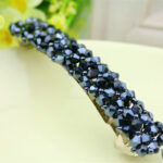 Four Rows Of Crystal Hair Clips, Spring Clips - Image 7