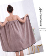 Wearable Bath Towels Buckle Elastic Lint - Image 4