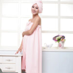 Microfiber Tube Top Bow To Wear Bath Towels - Image 3