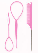 Hair Braiding Tools Comb Set Hairdressing Tress Device Hair Puller Pin Four-piece Set Household Modeling Tail Comb New - Image 5